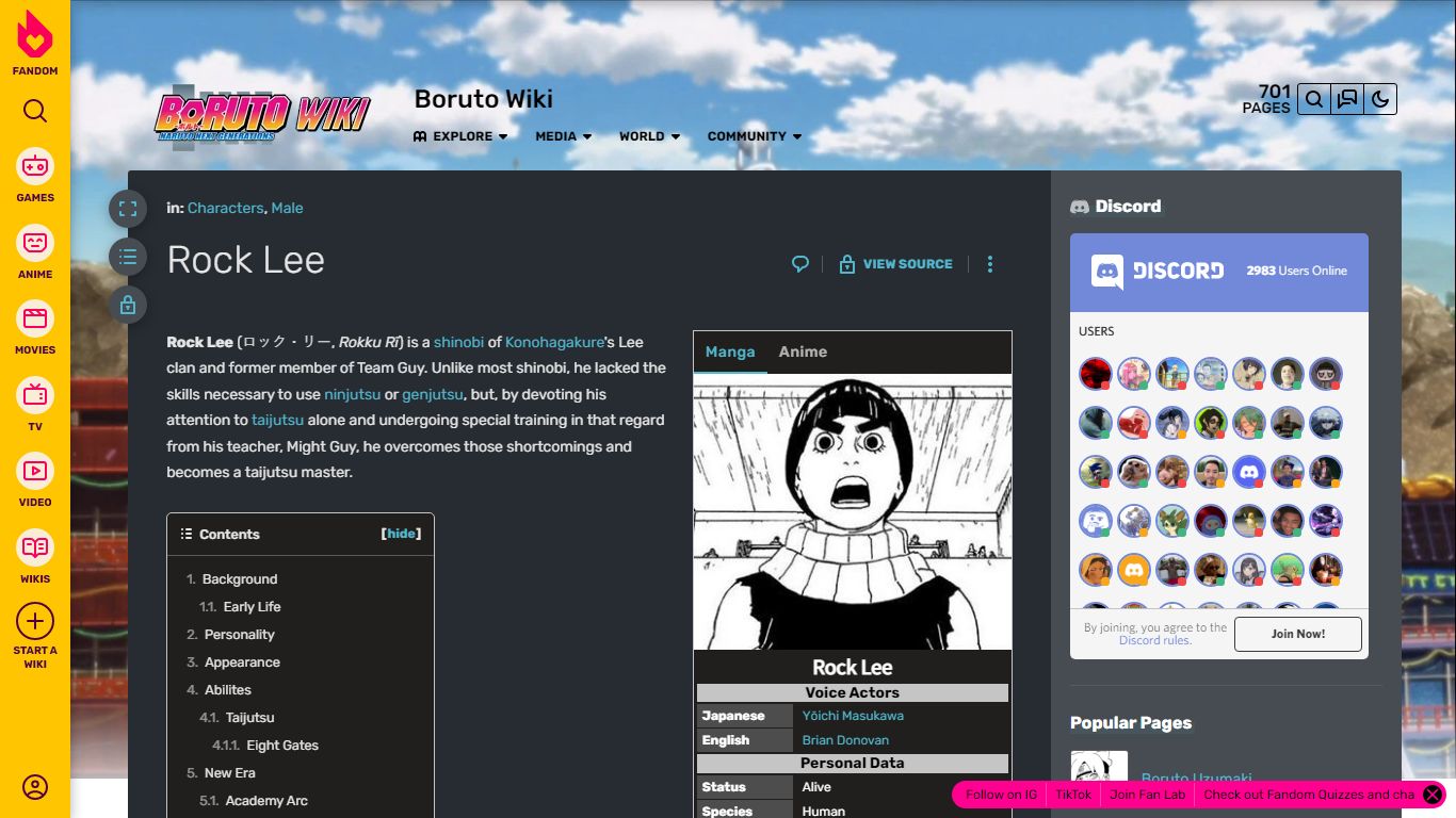 Rock Lee | Boruto Wiki | Fandom